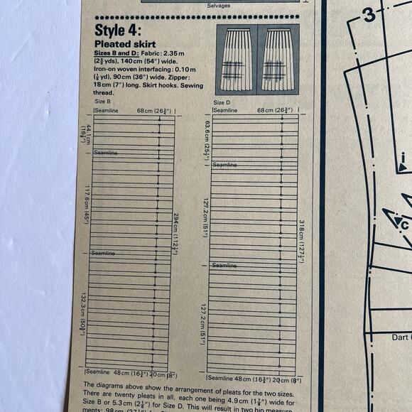 Vintage Designer Sewing Patterns Uncut Lot Of 3 Blouse Dress Jacket Skirt 70s - Picture 7 of 10